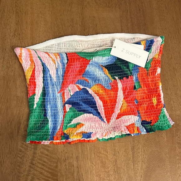 NWT Z Supply Bijou Villa Floral Tube Top – Size Small - Picture 3 of 5